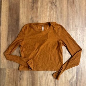 Beyond Yoga Overlap Cutout Top